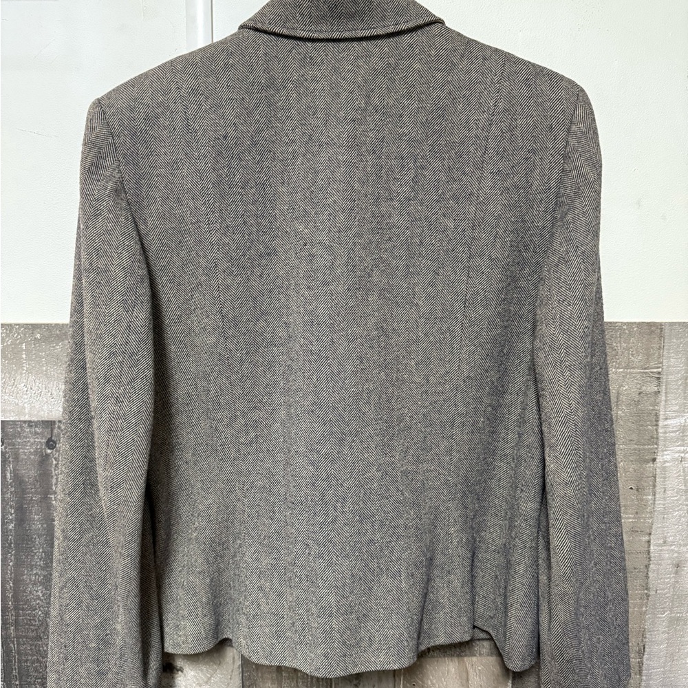 Pendleton Vintage Brown Gray Wool Blazer Jacket - image 4